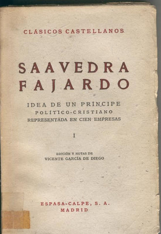 Idea de un principe politico-cristiano Tomo I