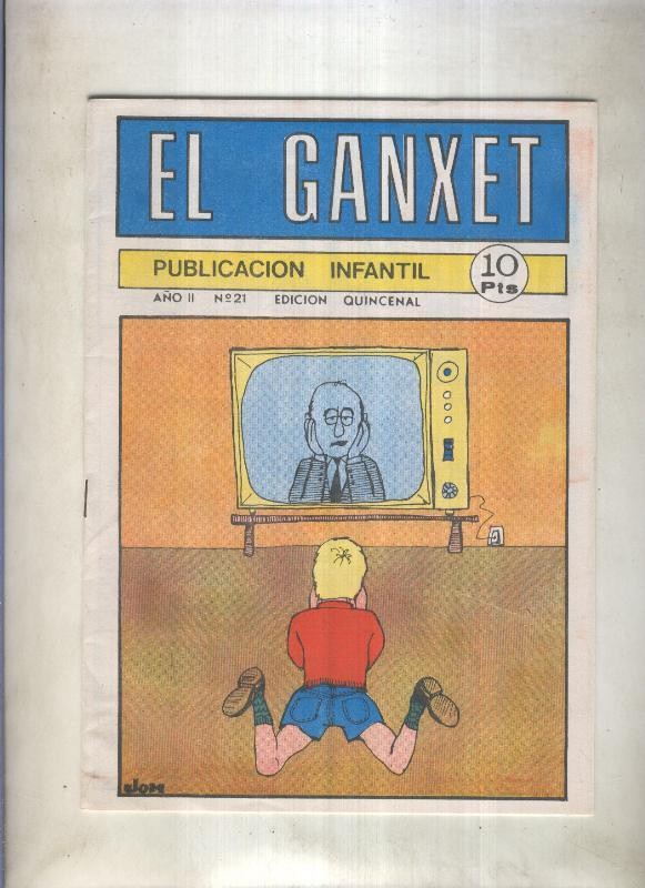El Ganxet, revista infantil de humor año 1975 numero 21