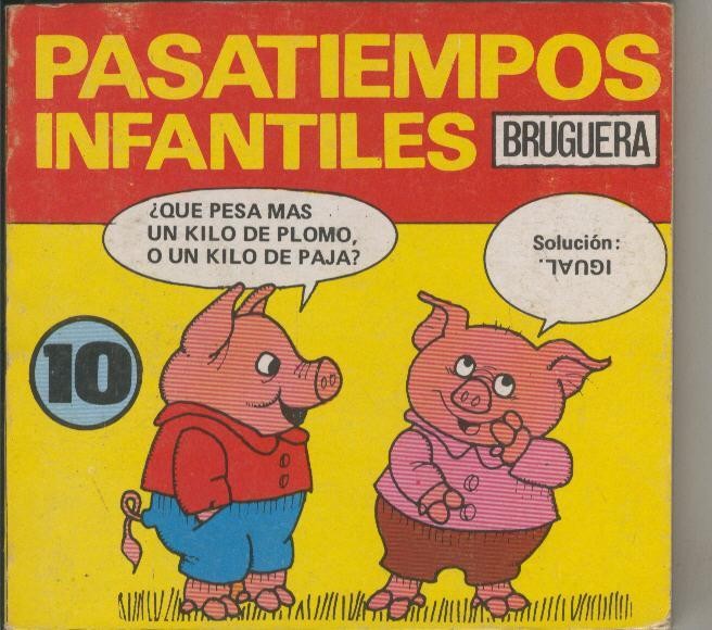 Pasatiempos infantiles numero 10