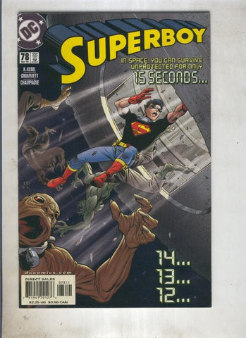 Superboy numero 078 in space, you can survive unprotected for only