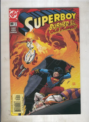 Superboy numero 080 burned by an old flame