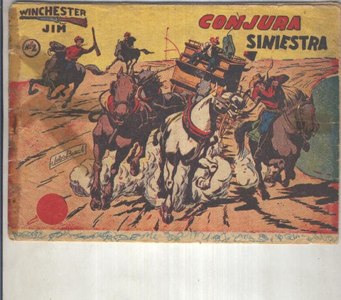 Winchester Jim rifle numero 02: conjura siniestra (mal estado)