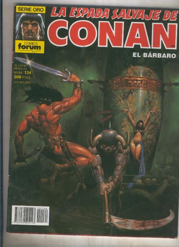 La espada de conan el barbaro numero 134