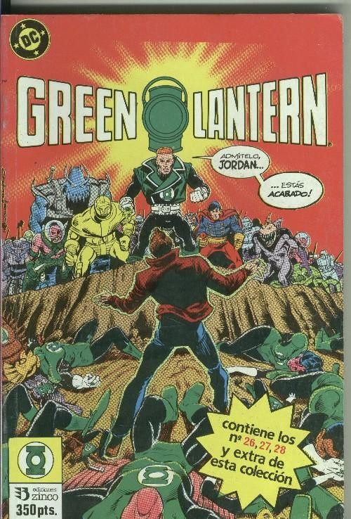 Green Lantern retapado nº 26 al 28+extra