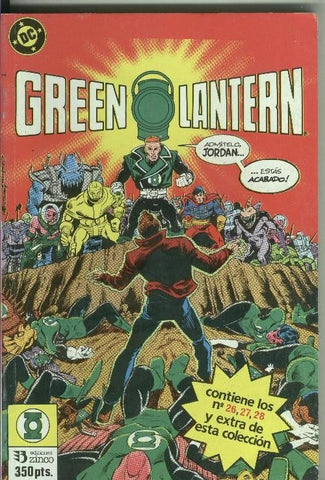 Green Lantern retapado numero 26 al 28+extra