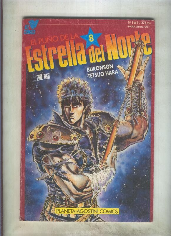 El Puño de la Estrella del Norte volumen 1 numero 08 (numerado 1 en interior cubierta)