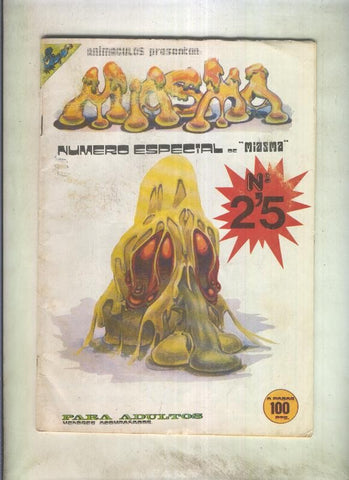 Miasma numero especial de valor portada 2,50 pts