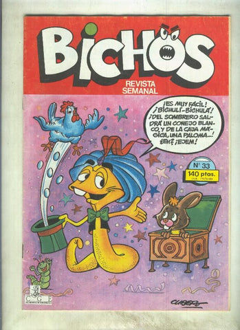 Bichos numero 33 (numerado 1 en trasera)