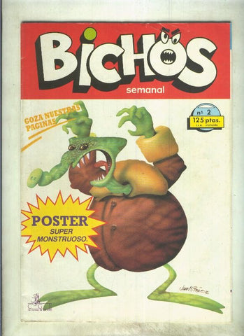Bichos numero 02 (numerado 2 en trasera)