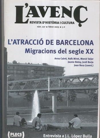 Revista L'Avenç numero 277: J.L.Lopez Bulla