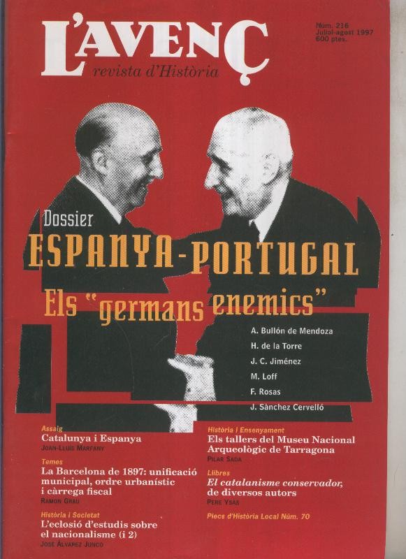 Revista L'Avenç numero 216: La barcelona de 1897