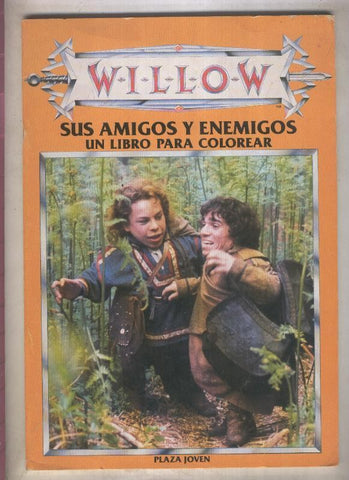 Willow, sus amigos y enemigos, un libro para colorear