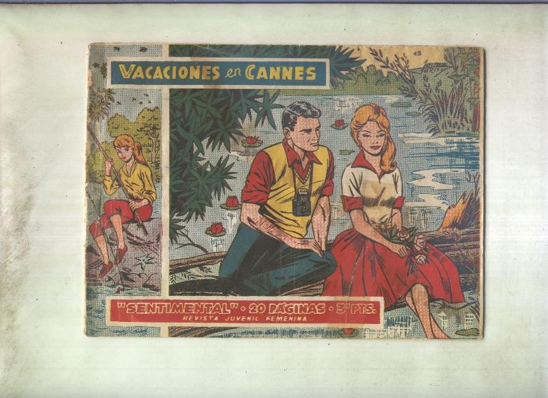 Sentimental revista juvenil femenina numero extra 13: Vacaciones en Cannes