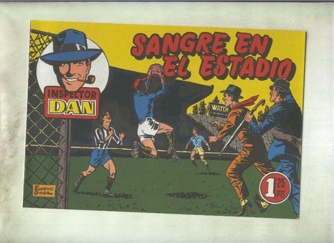 Inspector Dan facsimil numero 14: Sangre en el estadio