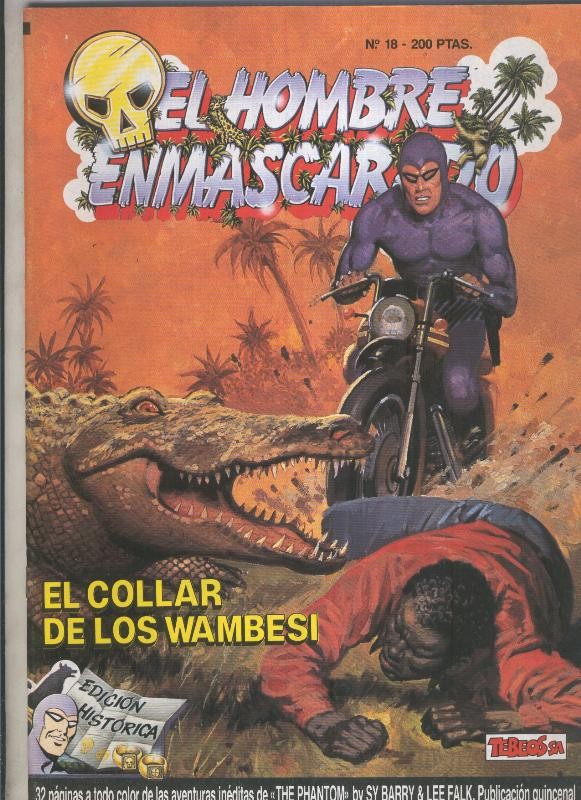 El Hombre Enmascarado numero 18 (numerado 2 en trasera)