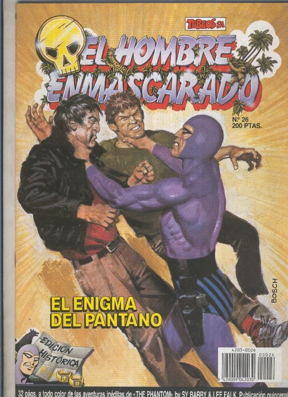 El Hombre Enmascarado numero 26 (numerado 2 en trasera)