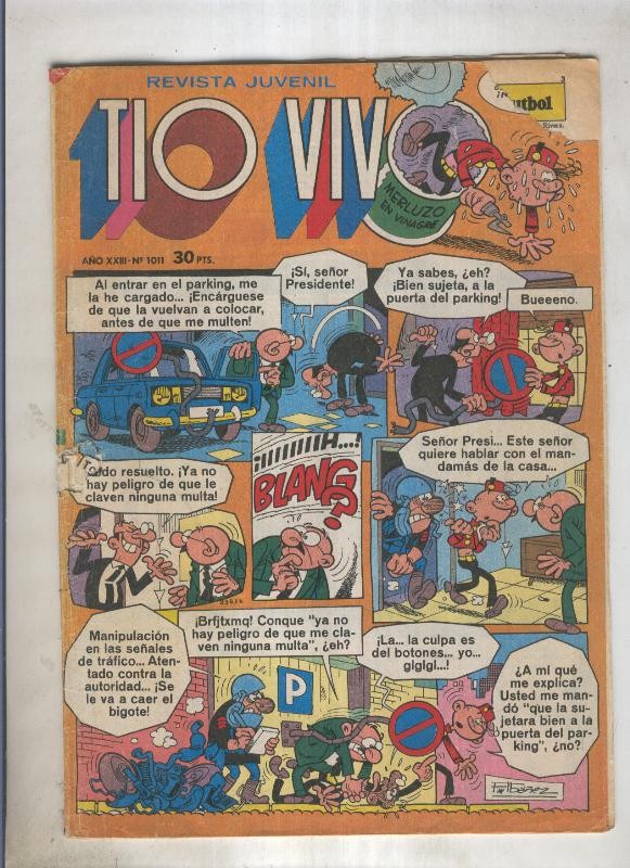 Tio Vivo segunda epoca numero 1011 (roto en cubierta)
