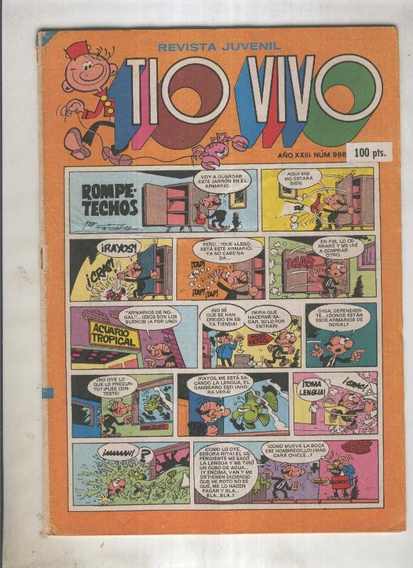 Tio Vivo segunda epoca numero 0986 (numerado 1 en trasera)