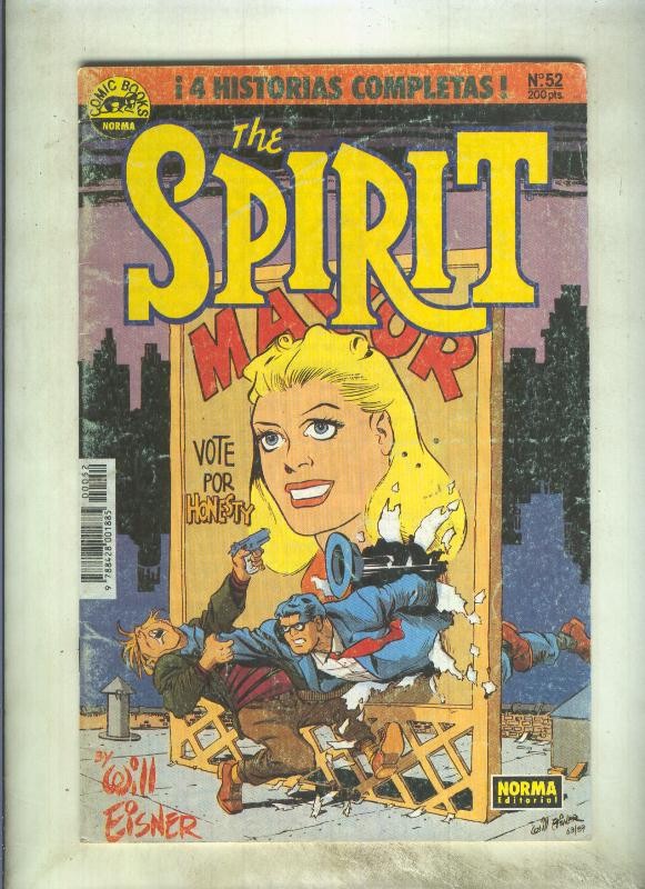 The Spirit numero 52 (numerado 2 en trasera)
