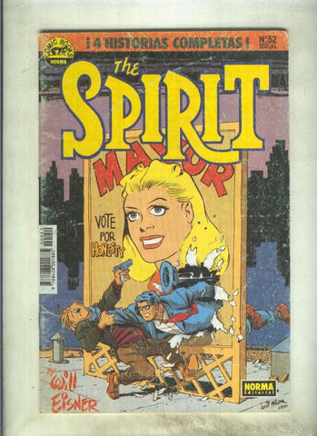 The Spirit numero 52 (numerado 2 en trasera)