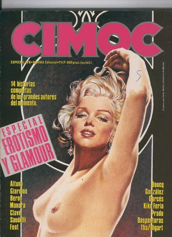Cimoc especial numero 06:  Erotismo y Glamour (numerado 1 en trasera(