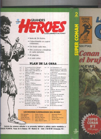 Super Conan primera edicion numero 02: Conan y el brujo