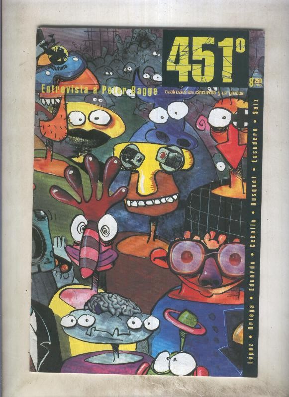 451 grados numero 8, entrevista con Peter Bagge