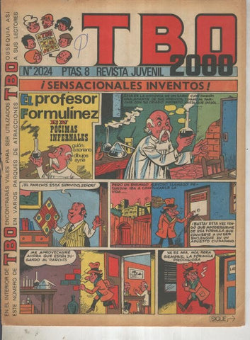 TBO 2000 numero 2024: El profesor Formulinez (ayne)