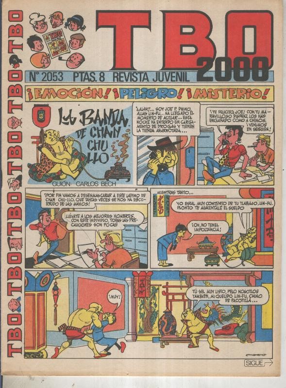 TBO 2000 numero 2053: La banda de Chan Chu Llo (Arturo Moreno)