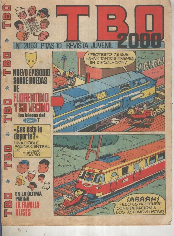 TBO 2000 numero 2063: Ford T (Tillieux), numerado 2 en trasera)