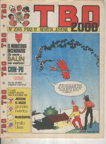 TBO 2000 numero 2065: Balin (Madorell) (numerado 3 en trasera)