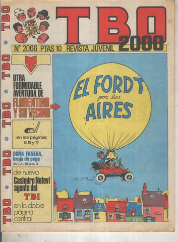 TBO 2000 numero 2066: Ford T (Tillieux) (numerado 3 en trasera)