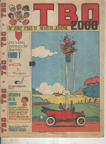 TBO 2000 numero 2067: Ford T (Tillieux) (numerado 2 en trasera)
