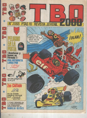 TBO 2000 numero 2068: Formula I (Lopez Ramon) (numerado 2 en trasera)
