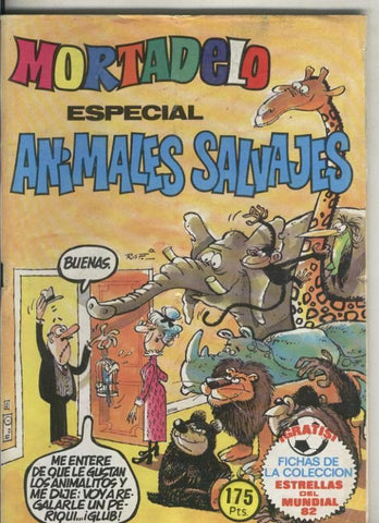 Mortadelo especial numero 130: Animales salvajes (numerado 1 en trasera)
