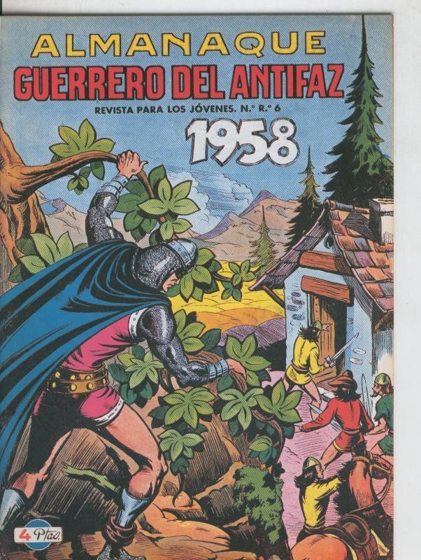 Facsimil: El Guerrero del Antifaz almanaque 1958: la senda del bien