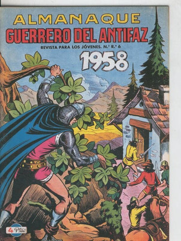 Facsimil: El Guerrero del Antifaz almanaque 1958: la senda del bien