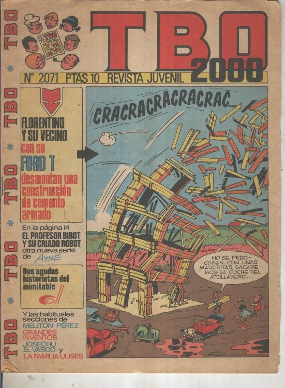 TBO 2000 numero 2071: Fort (tilleux) (numerado 3 en trasera)