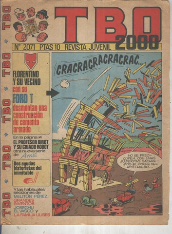 TBO 2000 numero 2071: Fort (tilleux) (numerado 3 en trasera)