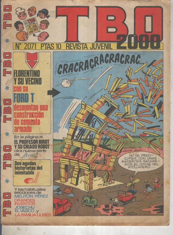 TBO 2000 numero 2071: Fort (tilleux) (numerado 5 en trasera)