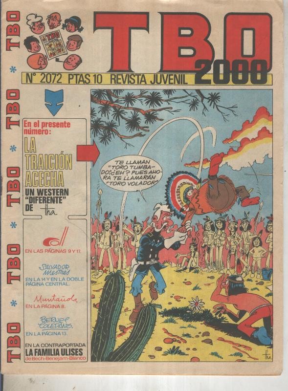 TBO 2000 numero 2072: La traicion acecha (Tha) (numerado 3 en trasera)