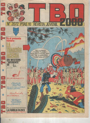 TBO 2000 numero 2072: La traicion acecha (Tha) (numerado 4 en trasera)