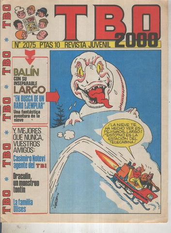 TBO 2000 numero 2075: Balin (Madorell) (numerado 1 en trasera)