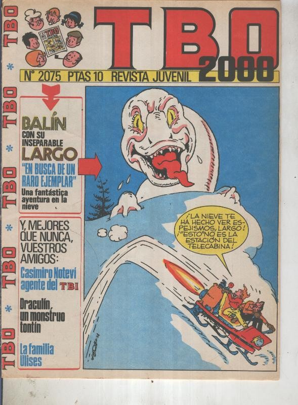TBO 2000 numero 2075: Balin (Madorell) (numerado 2 en trasera)