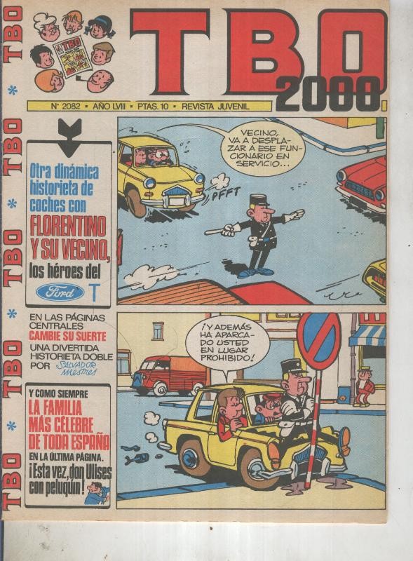TBO 2000 numero 2082: Ford T (tillieux) (numerado 2 en trasera)