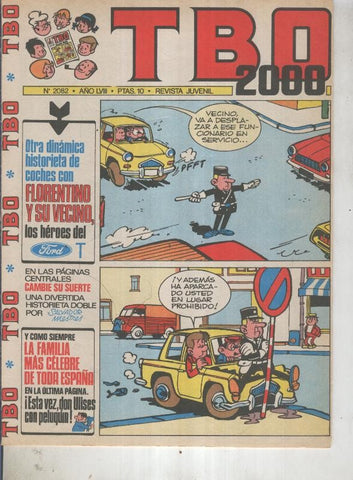 TBO 2000 numero 2082: Ford T (tillieux) (numerado 2 en trasera)