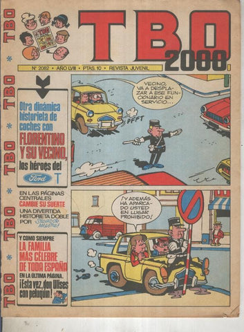 TBO 2000 numero 2082: Ford T (tillieux) (numerado 3 en trasera)