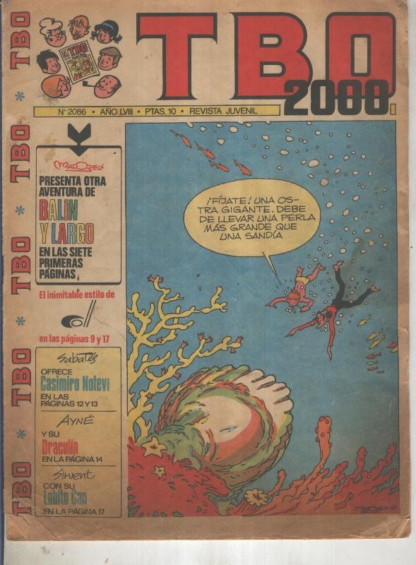TBO 2000 numero 2086: Balin (Madorell) (numerado 3 en trasera)