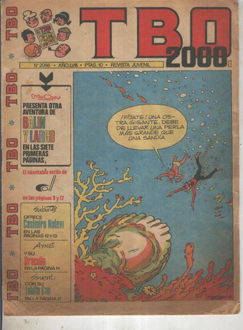 TBO 2000 numero 2086: Balin (Madorell) (numerado 3 en trasera)