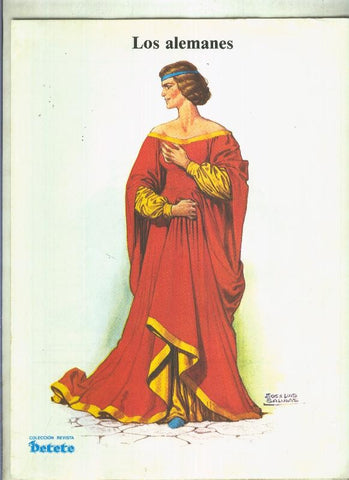 Jose Lus Salinas. Historia del Traje: Los alemanes, 1 hoja numerada a mano 4